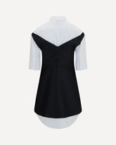 Hybrid Shirt Dress - BLACK | Base Blu