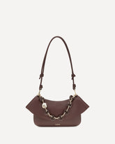 Ola medium Shoulder Bag - BROWN | Base Blu