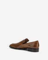 Leather Loafers - BROWN | Base Blu