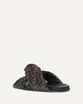 Satin Slide Sandals - MULTICOLOUR | Base Blu