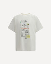 Graphic print T-shirt - WHITE | Base Blu