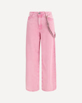 Lauryn Jeans with jeweled cord - PINK | Base Blu
