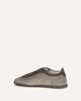Nubuck and suede Sneakers with Slim sole - GREY | Base Blu