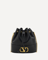 Mini Vlogo Bucket Bag - BLACK | Base Blu