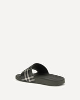 Ciabatte Check - VERDE | Base Blu