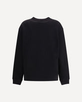 Felpa in Cotone con patch - NERO | Base Blu