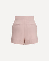 Mohair and silk canvas Shorts - PINK | Base Blu