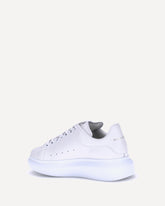 Leather Sneakers - WHITE | Base Blu