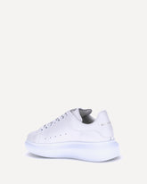 Leather Sneakers - WHITE | Base Blu
