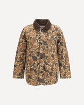 Tenny camouflage canvas Jacket - BROWN | Base Blu