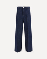 Iris wide leg Jeans - BLUE | Base Blu