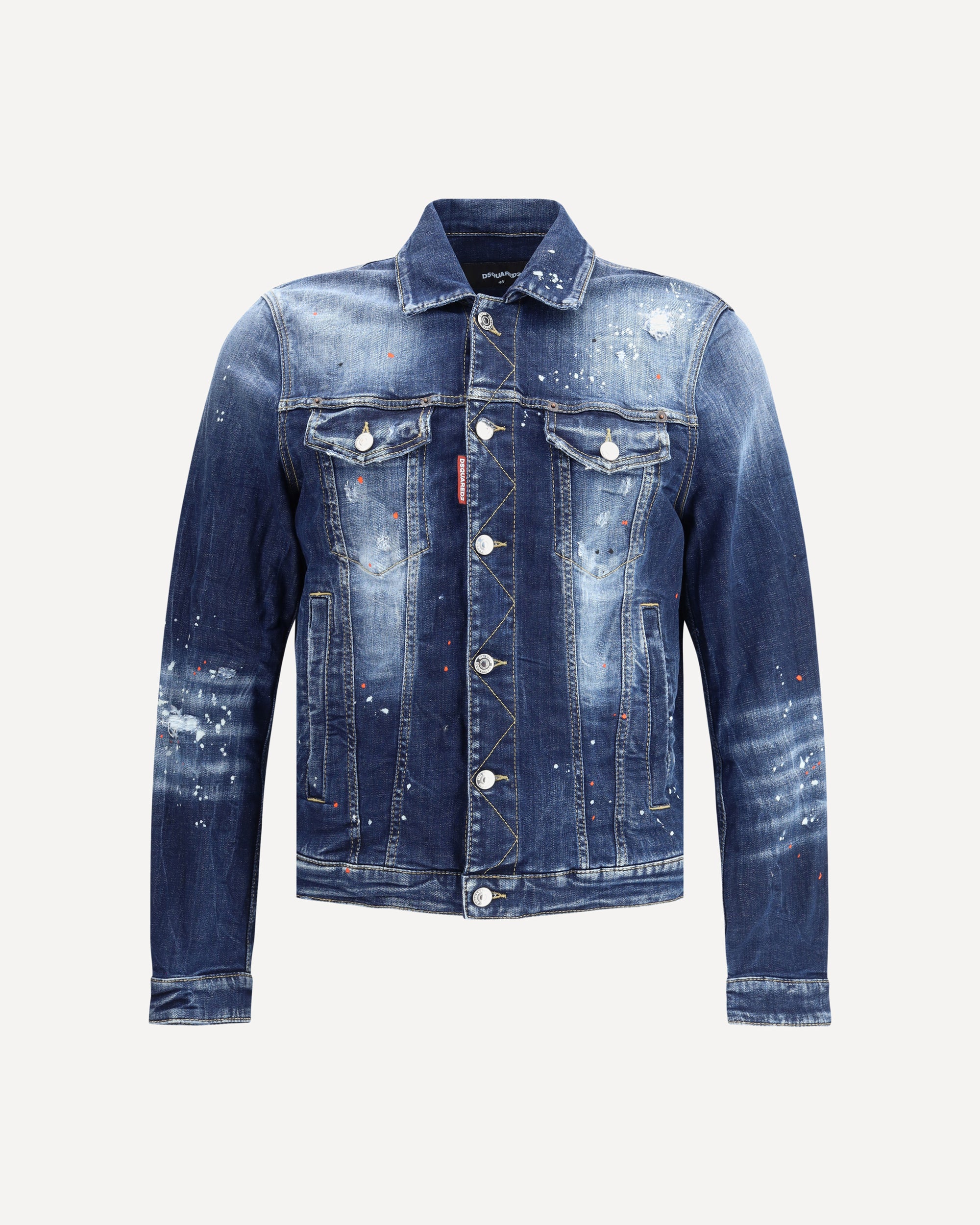 Dsquared2 ダークブルー デニムジャケット 34 DSQUARED2 Dan denim Jacket BLUE | Base Blu