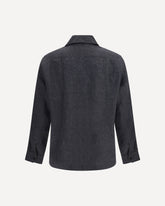 Easy Fit linen Shirt - GREY | Base Blu