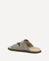 Suede Sandals - GREY | Base Blu