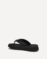 Leather flip-flop Sandals - BLACK | Base Blu