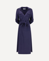 Long jersey Dress - BLUE | Base Blu