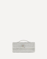 Andiamo Clutch with rhinestones - SILVER | Base Blu