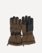 Stretch-nylon padded Gloves - BROWN | Base Blu