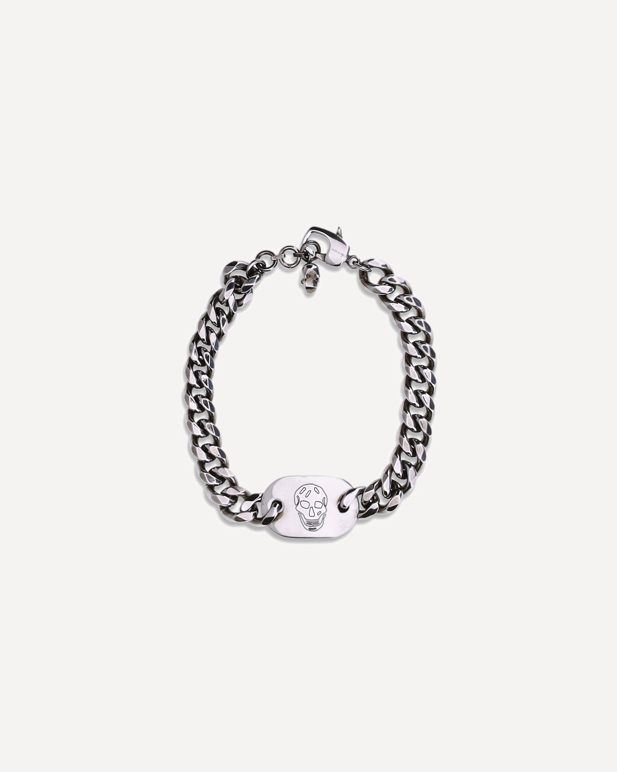 ALEXANDER McQUEEN Skull Bracelet SILVER | Base Blu