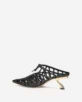 S Sculpted heel Mules - BLACK | Base Blu