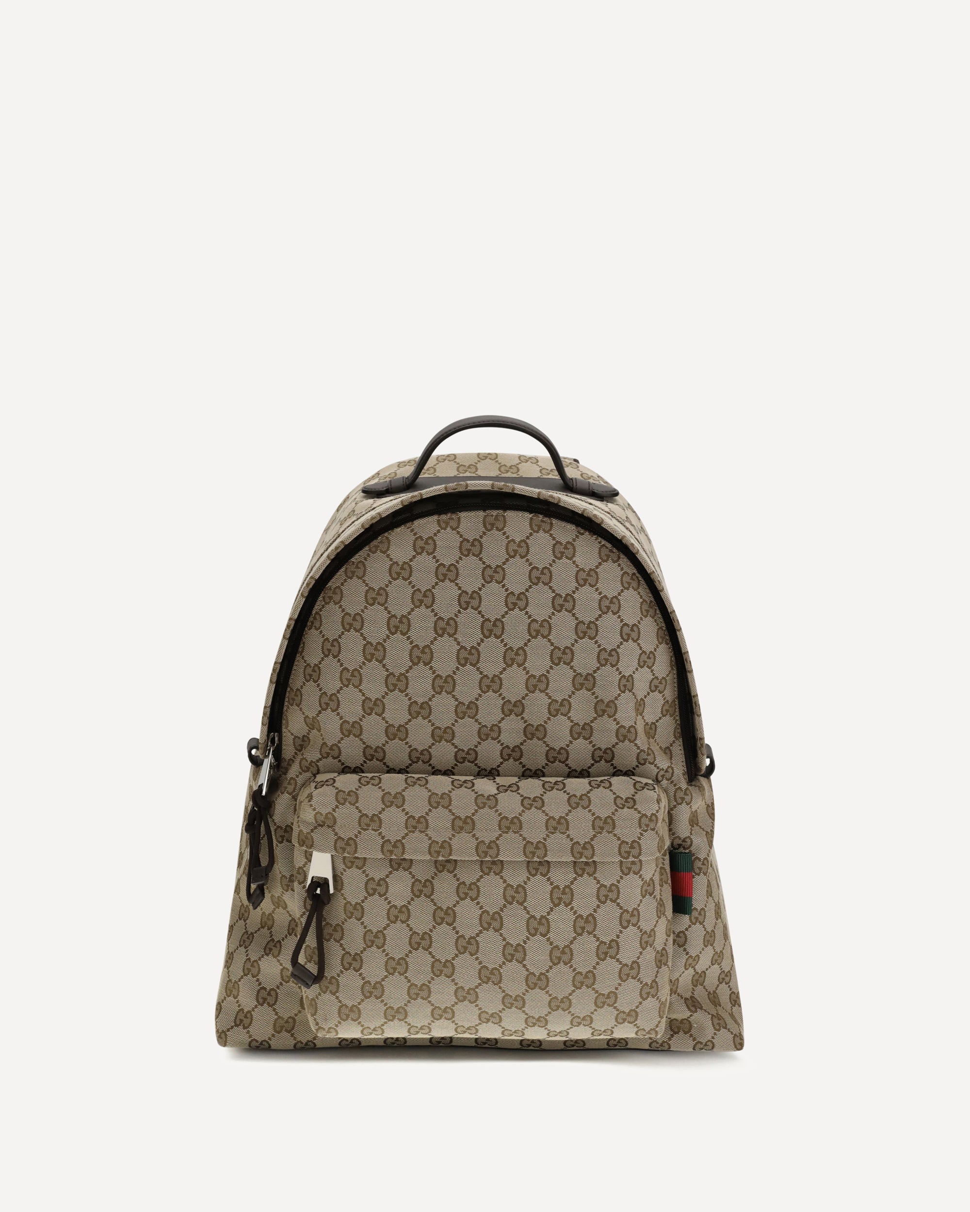 GUCCI GGキャンバス　リュック・バックパック　ピーターページ GUCCI GG Fabric Backpack BEIGE | Base Blu