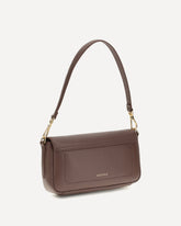 C-Me Lock medium Shoulder Bag - BROWN | Base Blu