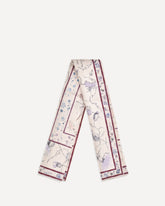 Foulard Giardino delle Eccellenze in twill di seta - BEIGE | Base Blu