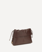 Medium Lidia Shoulder Bag - BROWN | Base Blu