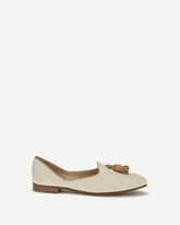 Raffia Loafers - BEIGE | Base Blu