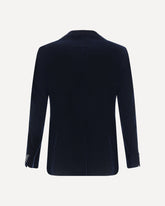 Icon George velvet Jacket - BLACK | Base Blu