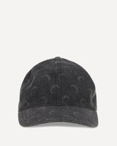 Moon Laser Denim Baseball Hat - GREY | Base Blu