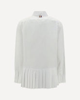 Pleated Shirt - WHITE | Base Blu