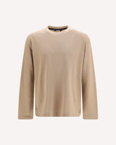 Rond Carré long-sleeve T-shirt - CREAM | Base Blu