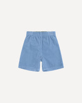 Corduroy velvet Shorts - LIGHT BLUE | Base Blu