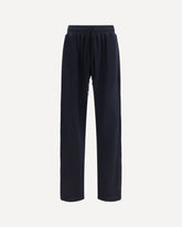 Drawstring straight-leg Pants - BLUE | Base Blu
