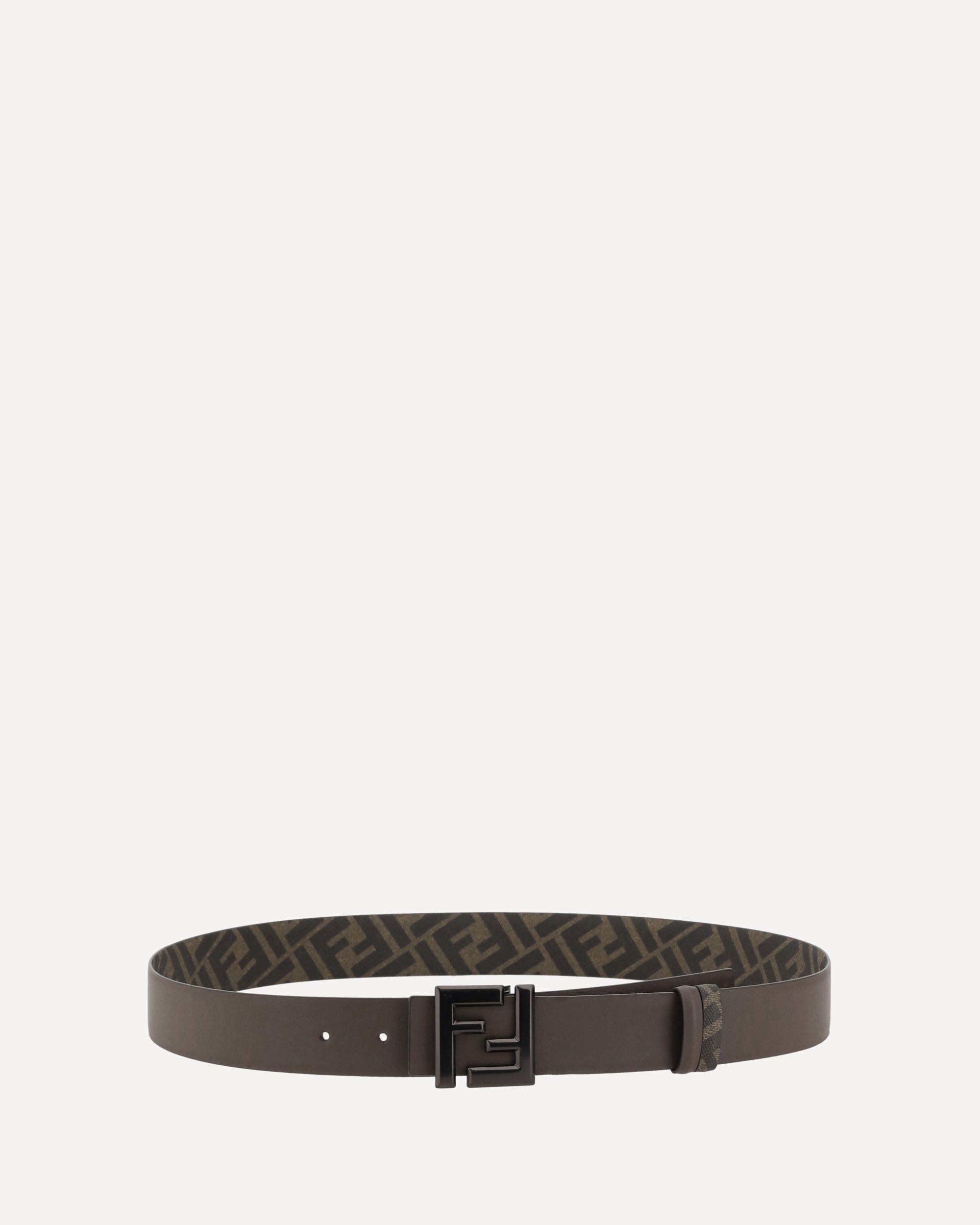 FENDI FF Logo reversible Belt BROWN | Base Blu