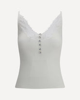 Lace Top - WHITE | Base Blu