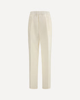 Linen and viscose Pants - CREAM | Base Blu