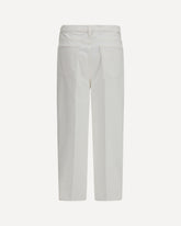 Rabbit Hole Ankle Jeans - WHITE | Base Blu