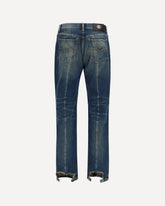 Distressed straight-leg Jeans - BLUE | Base Blu