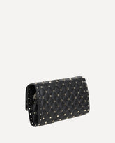 Rockstud Spike Shoulder Bag - BLACK | Base Blu