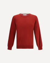 Virgin Wool Sweater - RED | Base Blu