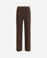 Pantaloni in tessuto bouclé - MARRONE | Base Blu