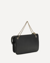 Leather Crossbody Clutch - BLACK | Base Blu