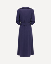 Long jersey Dress - BLUE | Base Blu