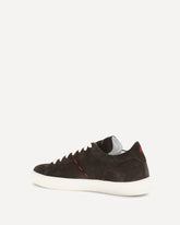 Sneakers in pelle scamosciata - MARRONE | Base Blu