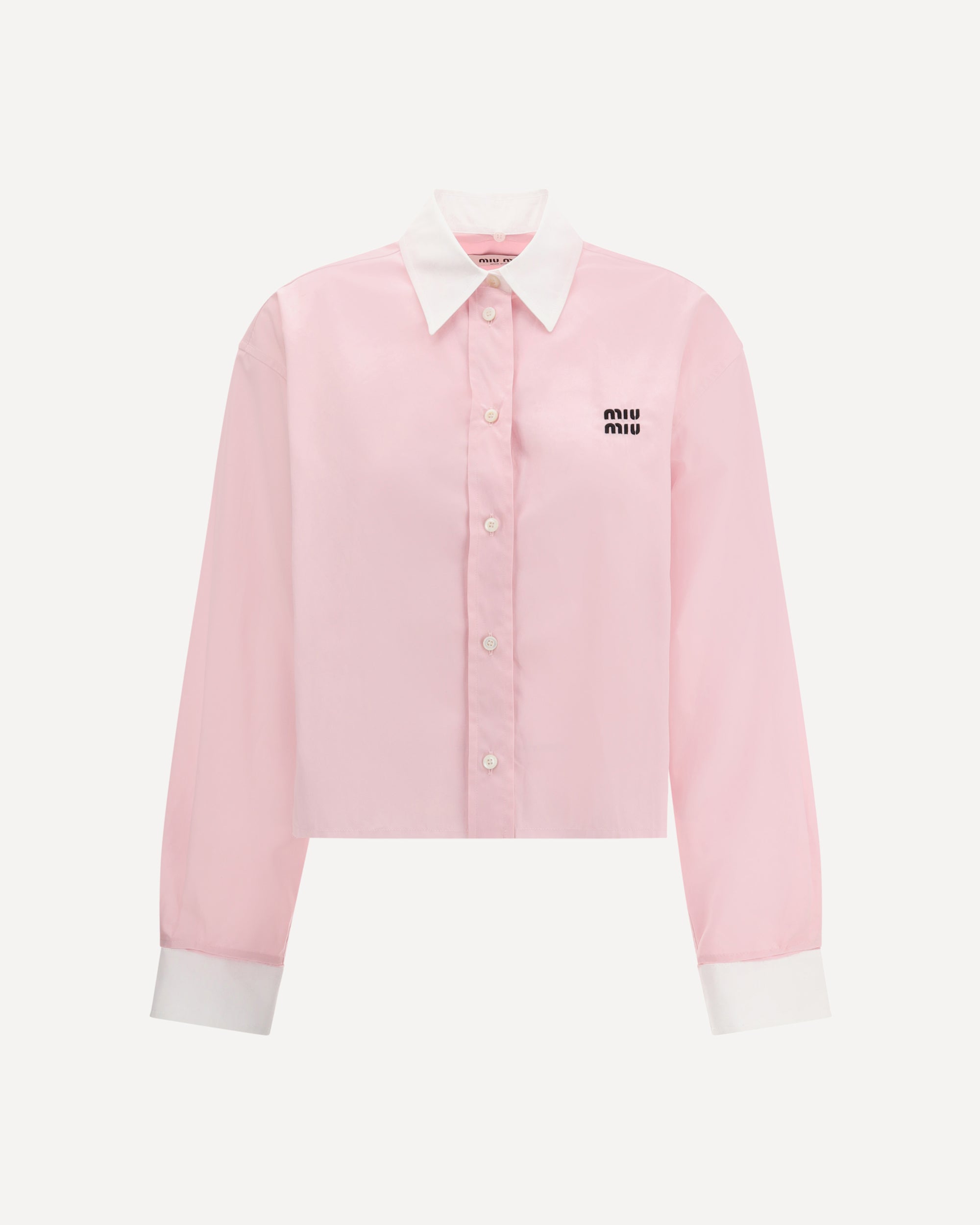 miu miu dress shirt Miu Miu Striped Cotton Shirt
