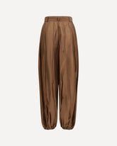 Pants in lightweight muslin - BROWN | Base Blu