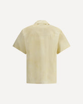 Crystal Pin Up Bowling Shirt - BEIGE | Base Blu