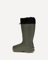 Nalo rubber Ankle Boots - GREEN | Base Blu
